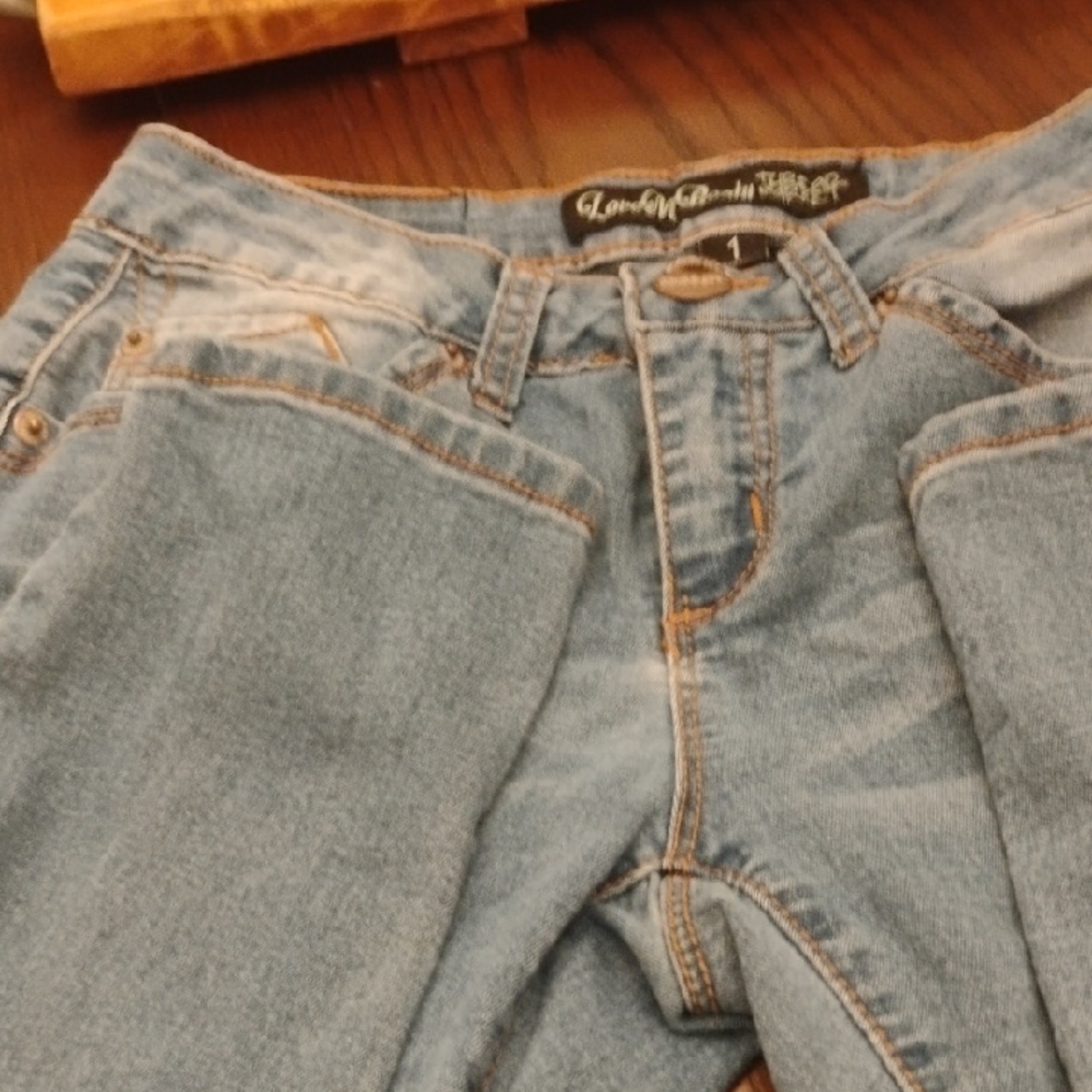 Thread Market  Light Blue High Rise Jeans